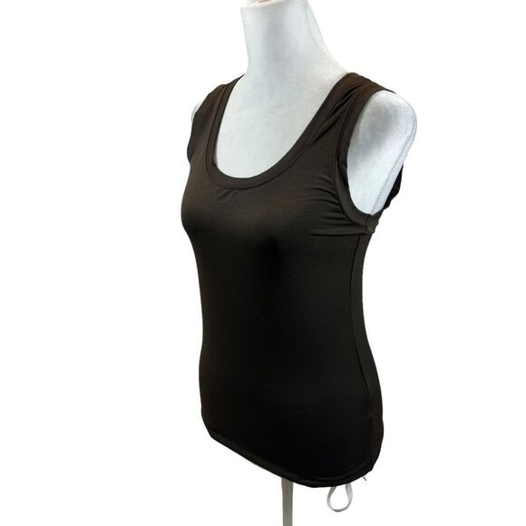 Ladies Banana Republic Brand Brown Scoop Neck Tank Top Size Small - Picture 1 of 8